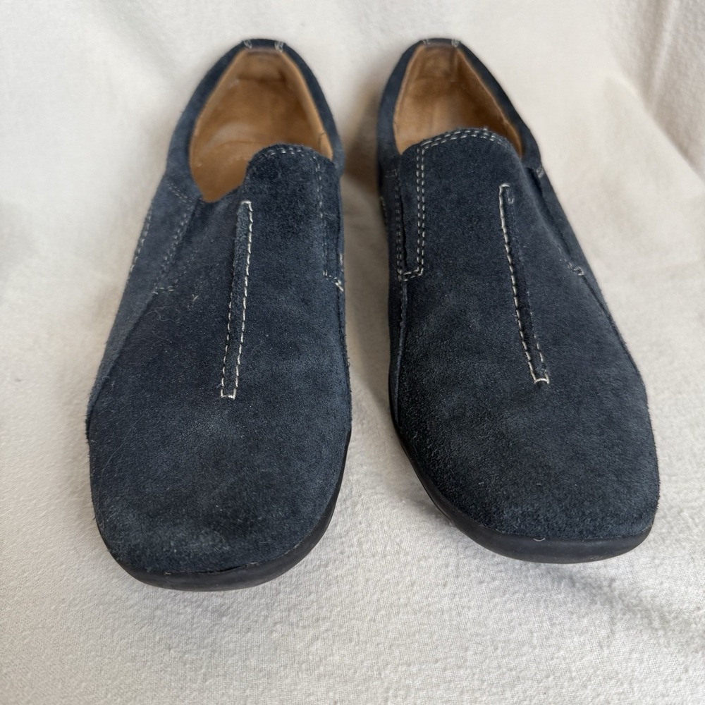 Naturalizer Fadrina Women's 7M Bue Suede Loafer Driving Shoe